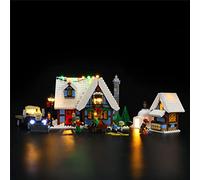 GEAMENT Set di Luci LED Compatibile Con LEGO Capanna Invernale (Winter Village Cottage) - Kit di Illuminazione per Creator 10229 (Modello di mattoncini Non Incluso)