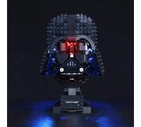 GEAMENT Set di Luci LED Compatibile Con LEGO Casco di Darth Vader (Darth Vader Helmet) - Kit di Illuminazione per Star Wars 75304 (Modello di mattoncini Non Incluso)