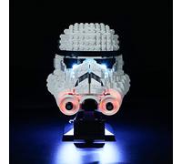 GEAMENT Set di Luci LED Compatibile Con LEGO Casco di Stormtrooper (Stormtrooper Helmet) - Kit Di Illuminazione per Star Wars 75276 (Modello di mattoncini non incluso)