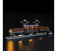 GEAMENT Set di Luci LED Compatibile Con LEGO Crocodile Locomotive - Kit Di Illuminazione per Creator 10277 (Modello di mattoncini non incluso)