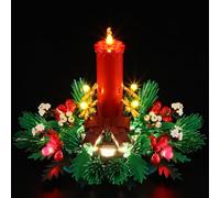 GEAMENT Set di Luci LED Compatibile Con LEGO Decorazione da tavolo natalizia 40743 (Modello di mattoncini non incluso)