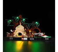 GEAMENT Set di Luci LED Compatibile Con LEGO Diorama Addestramento Jedi su Dagobah (Dagobah Jedi Training Diorama) - Kit Di Illuminazione per Star Wars 75330(LEGO set Non Incluso)