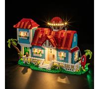 GEAMENT Set di Luci LED Compatibile Con LEGO Disney Casa sulla spiaggia di Lilo e Stitch (Beach House) 43268 (Modello di mattoncini non incluso)