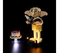 GEAMENT Set di Luci LED Compatibile Con LEGO Dobby l’elfo domestico (The House Elf) - Kit Di Illuminazione per 76421 (Modello di mattoncini non incluso)