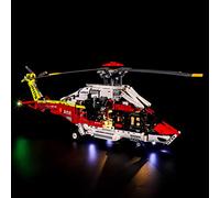 GEAMENT Set di Luci LED Compatibile Con LEGO Elicottero di Salvataggio Airbus H175 (Rescue Helicopter) - Kit di Illuminazione per Technic 42145 (Modello di mattoncini Non Incluso)