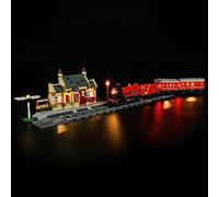 GEAMENT Set di Luci LED Compatibile Con LEGO Espresso per Hogwarts e Stazione di Hogsmeade - Kit Di Illuminazione per Harry Potter 76423 (Modello di mattoncini non incluso)