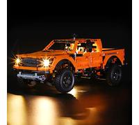 GEAMENT Set di Luci LED Compatibile Con LEGO Ford F-150 Raptor - Kit Di Illuminazione per Technic 42126 Modello da Costruire (Modello di mattoncini non incluso)