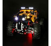 GEAMENT Set di Luci LED Compatibile Con LEGO Fuoristrada X-Treme 4x4 (4X4-treme off-Roader) - Kit di Illuminazione per Powered UP 42099 (Modello di mattoncini Non Incluso)