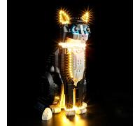 GEAMENT Set di Luci LED Compatibile Con LEGO Gatto Tuxedo - Kit Di Illuminazione per Ideas 21349 Tuxedo Cat (Modello di mattoncini non incluso)