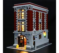 GEAMENT Set di Luci LED Compatibile Con LEGO Ghostbusters Caserma dei Vigili del Fuoco (Firehouse Headquarters) - Kit Di Illuminazione per 75827 (Modello di mattoncini non incluso)