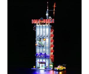 GEAMENT Set di Luci LED Compatibile Con LEGO Gioco Daily Bugle - Kit Di Illuminazione per 76178 Modello da Costruire (Modello di mattoncini non incluso)