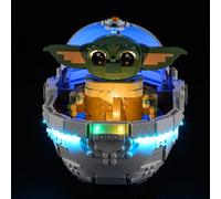 GEAMENT Set di Luci LED Compatibile Con LEGO Grogu e carrozzina (Grogu with Hover Pram) 75403 (Modello di mattoncini non incluso)