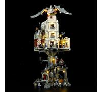 GEAMENT Set di Luci LED Compatibile Con LEGO Harry Potter Banca dei Maghi Gringott (Gringotts Wizarding Bank) Edizione del Collezionista 76417 (Modello di mattoncini non incluso)