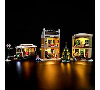 GEAMENT Set di Luci LED Compatibile Con LEGO Holiday Main Street - Kit di Illuminazione per Creator 10308 Modello da Costruire (Modello di mattoncini Non Incluso)