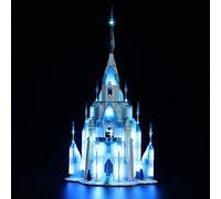 GEAMENT Set di Luci LED Compatibile Con LEGO Il palazzo di ghiaccio (The Ice Castle) - Kit Di Illuminazione per Disney 43197 (Modello di mattoncini non incluso)