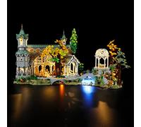 GEAMENT Set di Luci LED Compatibile Con LEGO IL SIGNORE DEGLI ANELLI: GRAN BURRONE (RIVENDELL) - Kit Di Illuminazione per 10316 (Modello di mattoncini non incluso)