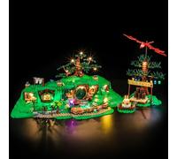 GEAMENT Set di Luci LED Compatibile Con LEGO Il Signore degli Anelli: la Contea (The Shire) Icons 10354 (Modello di mattoncini non incluso)