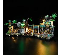 GEAMENT Set di Luci LED Compatibile Con LEGO Il Tempio dell’idolo d’oro (Temple of the Golden Idol) - Kit Di Illuminazione per Indiana Jones 77015 (Modello di mattoncini non incluso)