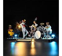 GEAMENT Set di Luci LED Compatibile Con LEGO Jazz Quartet - Kit Di Illuminazione per Ideas 21334 Modello da Costruire (Modello di mattoncini non incluso)
