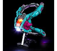 GEAMENT Set di Luci LED Compatibile Con LEGO L’astronave dei Nuovi Guardiani (The New Guardians' Ship) - Kit Di Illuminazione per 76255 Modello da Costruire (Modello di mattoncini non incluso)