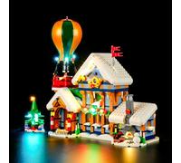 GEAMENT Set di Luci LED Compatibile Con LEGO L’ufficio postale di Babbo Natale (Santa's Post Office) Icons 10339 (Modello di mattoncini non incluso)