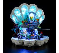 GEAMENT Set di Luci LED Compatibile Con LEGO La Conchiglia Reale della Sirenetta (The Little Mermaid Royal Clamshell) - Kit Di Illuminazione per Disney 43225 (Modello di mattoncini non incluso)
