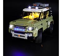 GEAMENT Set di Luci LED Compatibile Con LEGO Land Rover Defender Modello da Costruire - Kit di illuminazione per Technic 42110 (Modello di mattoncini non incluso)