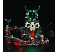 GEAMENT Set di Luci LED Compatibile Con LEGO Le Segrete dello Stregone Teschio (Skull Sorcerer's Dungeons) - Kit Di Illuminazione per NINJAGO 71722 (LEGO set Non Incluso)