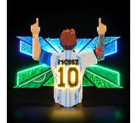 GEAMENT Set Di Luci LED Compatibile Con LEGO Lionel Messi Celebrazione | Per Editions 43018 (Modello Non Incluso)