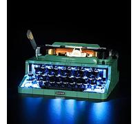 GEAMENT Set di Luci LED Compatibile Con LEGO Macchina da scrivere (Typewriter) - Kit Di Illuminazione per Ideas 21327 Modello da Costruire (Modello di mattoncini non incluso)
