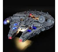 GEAMENT Set di Luci LED Compatibile Con LEGO Millennium Falcon Ultimate - Kit Di Illuminazione per Star Wars 75192 Modello da Costruire (Modello set Non Incluso)
