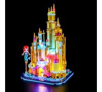 GEAMENT Set di Luci LED Compatibile Con LEGO Mini-castello di Ariel (Ariel's Castle) - Kit Di Illuminazione per 40708 (Modello di mattoncini non incluso)