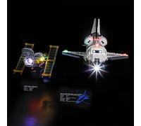 GEAMENT Set di Luci LED Compatibile Con LEGO NASA Space Shuttle Discovery - Kit Di Illuminazione per Creator 10283 (Modello di mattoncini non incluso)