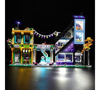 GEAMENT Set di Luci LED Compatibile Con LEGO Negozio di design e fioraio del centro (Downtown Flower and Design Stores) - Kit Di Illuminazione per Friends 41732 (Modello di mattoncini non incluso)