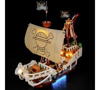 GEAMENT Set di Luci LED Compatibile Con LEGO ONE PIECE La nave pirata Going Merry 75639 (Modello di mattoncini non incluso)