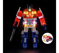 GEAMENT Set di Luci LED Compatibile Con LEGO Optimus Prime - Kit Di Illuminazione per Creator 10302 Modello da Costruire (Modello di mattoncini non incluso)