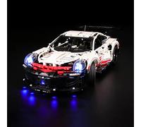 GEAMENT Set di Luci LED Compatibile Con LEGO Porsche 911 RSR Modello da Costruire - Kit Di Illuminazione per Technic 42096 (Modello di mattoncini non incluso)