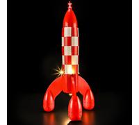 GEAMENT Set di Luci LED Compatibile Con LEGO Razzo lunare di Tintin 21367 | Compatibile Con Ideas Tintin Moon Rocket (Modello di mattoncini non incluso)