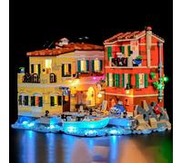 GEAMENT Set di Luci LED Compatibile Con LEGO Riviera italiana Ideas 21359 (Modello di mattoncini non incluso)