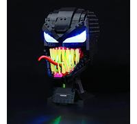 GEAMENT Set di Luci LED Compatibile Con LEGO Spider-Man Venom - Kit Di Illuminazione per Spider-Man 76187 Modello da Costruire (Modello di mattoncini non incluso)