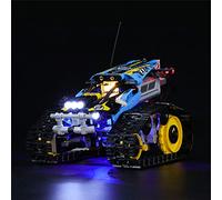 GEAMENT Set di Luci LED Compatibile Con LEGO Stunt Racer Telecomandato (Remote-Controlled Stunt Racer) - Kit di Illuminazione per Technic 42095 (Modello di mattoncini Non Incluso)