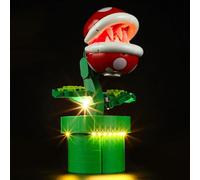 GEAMENT Set di Luci LED Compatibile Con LEGO Super Mario Pianta Piranha 71426 - Kit Di Illuminazione per Piranha Plant (Modello di mattoncini non incluso)