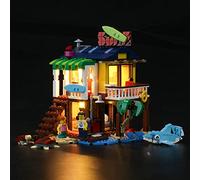 GEAMENT Set di Luci LED Compatibile Con LEGO Surfer Beach House - Kit Di Illuminazione per Creator 31118 Modello da Costruire (Modello di mattoncini non incluso)