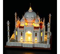 GEAMENT Set di Luci LED Compatibile Con LEGO Taj Mahal - Kit di Illuminazione per Architecture 21056 Modello da Costruire (Modello di mattoncini Non Incluso)