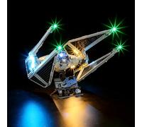 GEAMENT Set di Luci LED Compatibile Con LEGO Tie Interceptor 75382 (Modello di mattoncini Non Incluso)