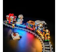 GEAMENT Set di Luci LED Compatibile Con LEGO Treno espresso festivo 10361