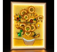 GEAMENT Set di Luci LED Compatibile Con LEGO Vincent van Gogh Girasoli (Sunflowers) Art 31215 (Modello di mattoncini non incluso)