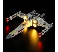 GEAMENT Set di Luci LED Compatibile Con LEGO X-Wing Fighter di Luke Skywalker - Kit Di Illuminazione per Star Wars 75301 (Modello di mattoncini non incluso)