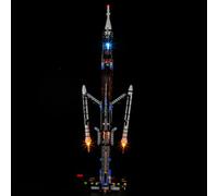 GEAMENT Set di Luci LED Compatibile Con Sistema di lancio spaziale razzo | Compatibile Con LEGO 42221 NASA Artemis Space Launch System Rocket (Modello di mattoncini non incluso)