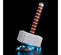 GEAMENT Set di Luci LED Compatibile Con Thors Hammer - Kit Di Illuminazione per 76209 Modello da Costruire (Modello di mattoncini non incluso)